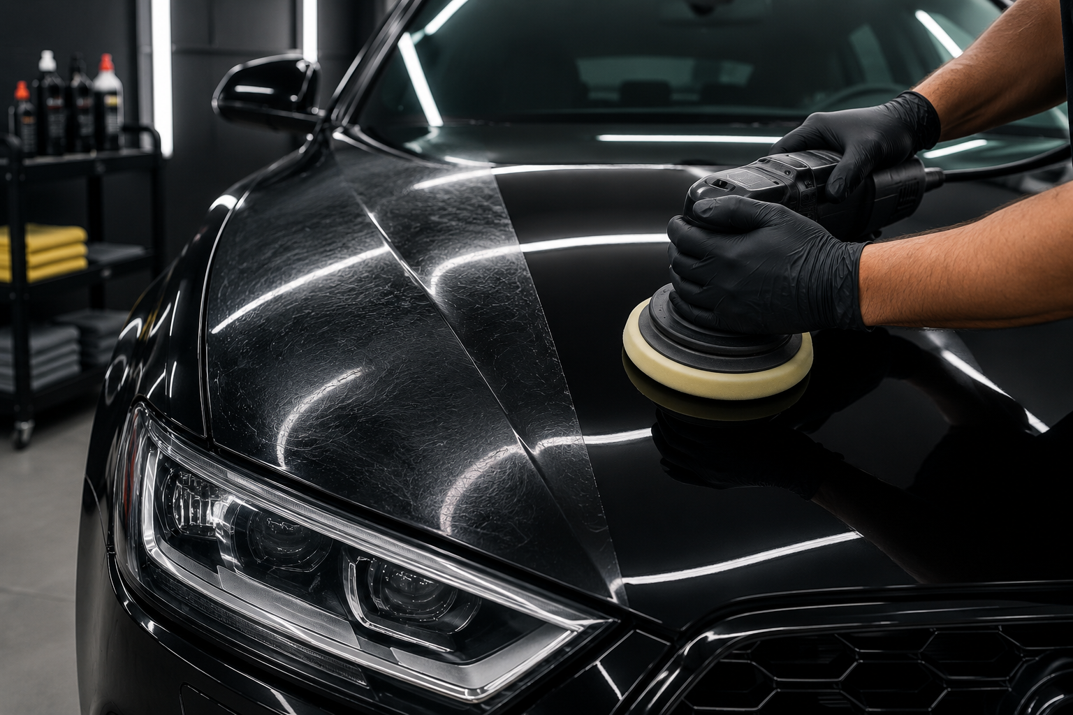 Premium car protection and PPF installation and detailing in Hyderabad