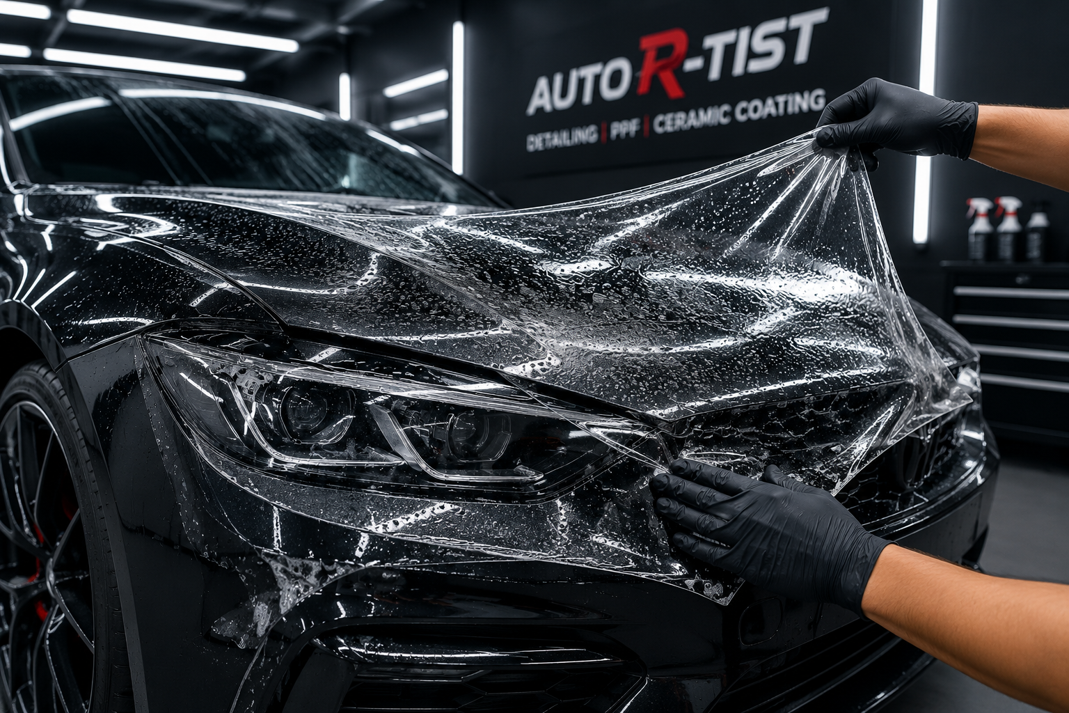 Paint protection film installation for cars in hyderabad
