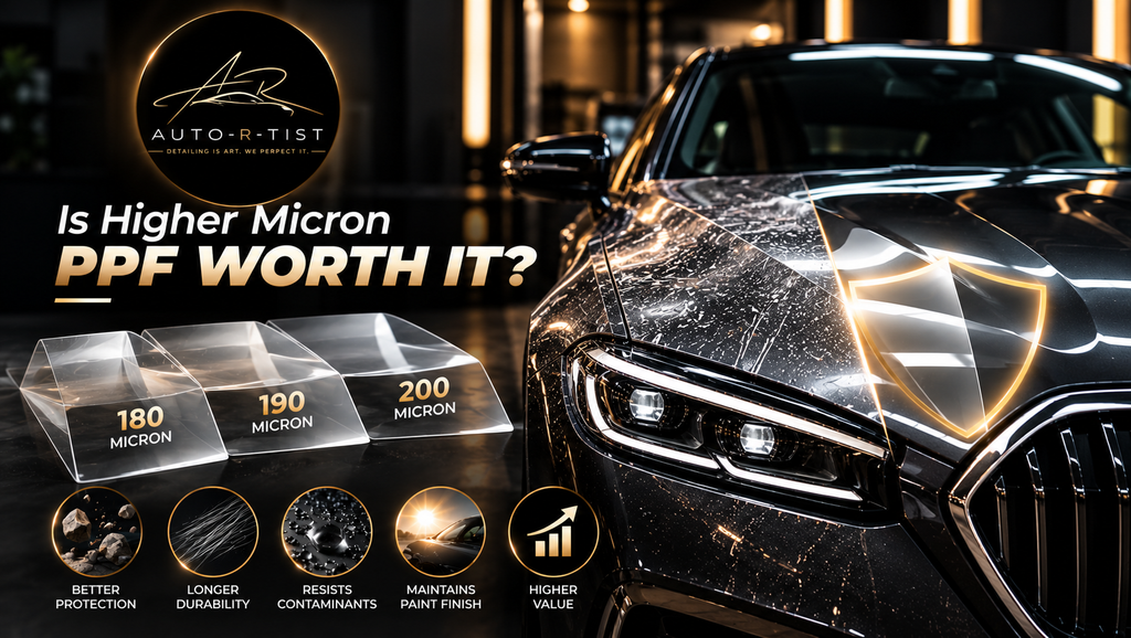 Is higher micron PPF worth it showing 180, 190 and 200 micron Paint Protection Film