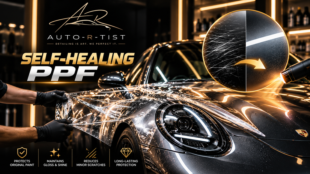 How self-healing PPF works to reduce minor scratches and protect car paint